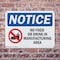 Signmission No Food Or Drink In Manufacturing Area, 14 in W x Rectangle, Plastic OS-2PACK-NS-P-1014-L-14593 - alternate 6